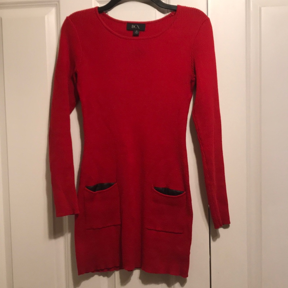 BCX Ripped Long Sleeve Dress